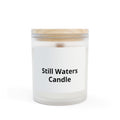 Frosted Glass Candle, 11oz