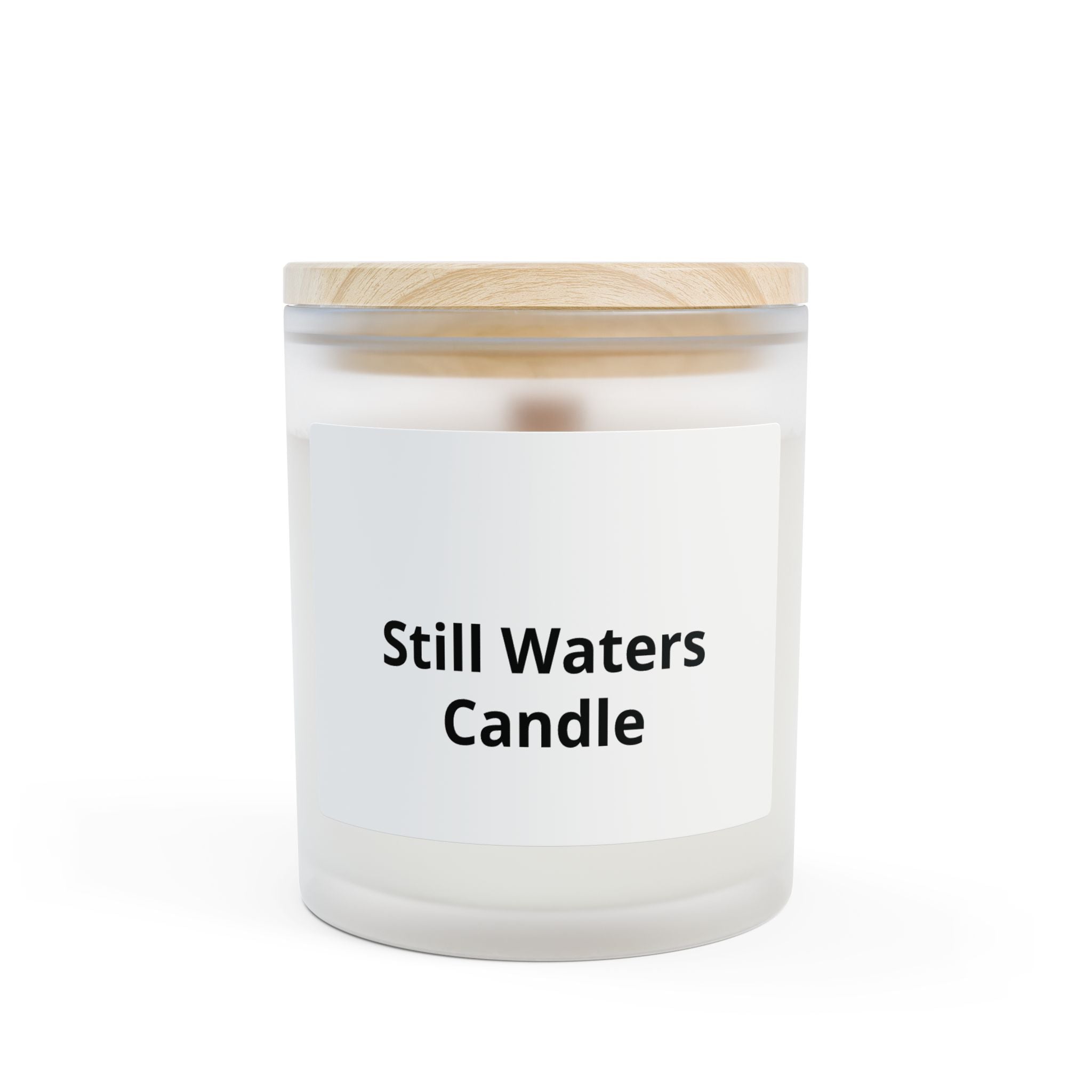 Frosted Glass Candle, 11oz
