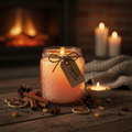 Cozy Hearth Scented Jar Candle